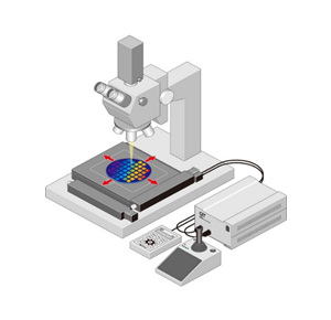 Use as a laser repair device sample platform