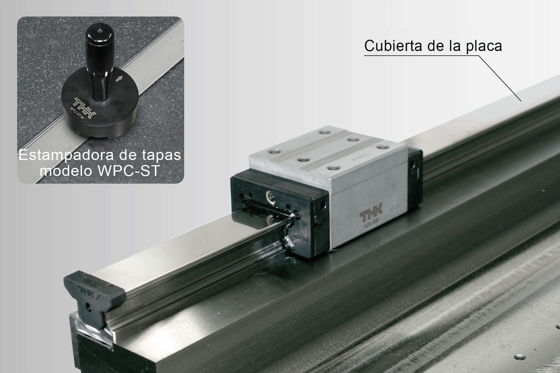 Herramienta de expansión Modelo WPC-ST para montaje rápido de las cubiertas de placa