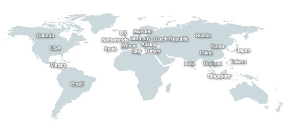 Contacts Ventes monde