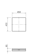 TSD-400 unit dimensions