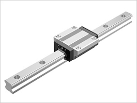 Guia linear (sem gaiola de esferas)