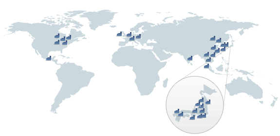 Mapa de fabricación global